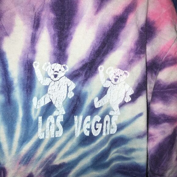 GRATEFUL DEAD Tee Tennessee River TieDye Single Stitch Shirt Dancing Bears Large - Picture 3 of 12